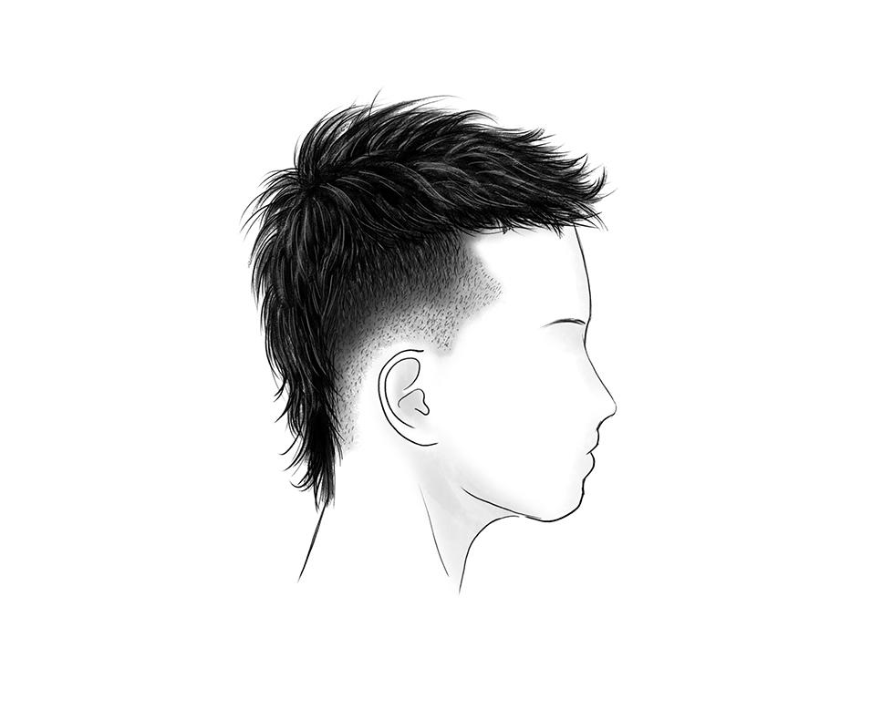 Short Mullet Cut