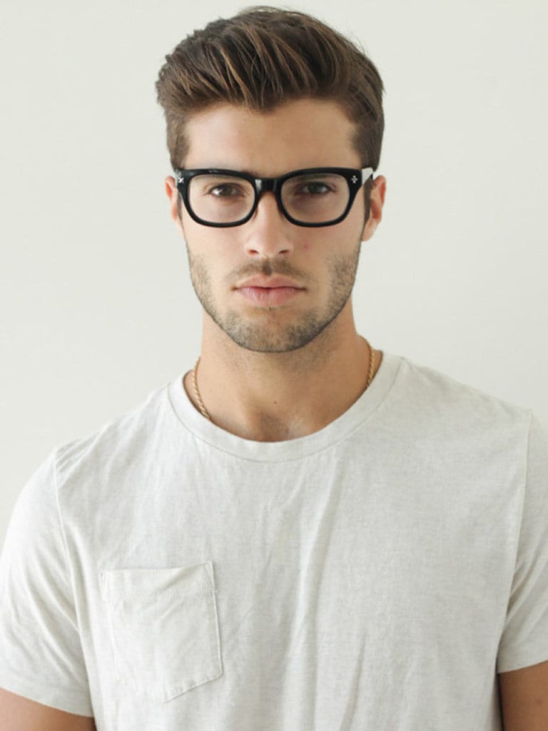 Slicked Back with Rectangular Frames