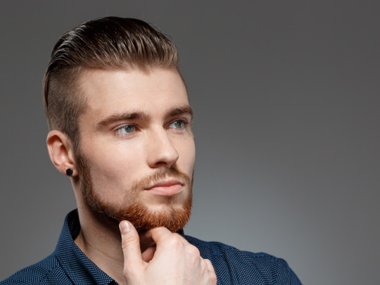 Undercut with Comb-Over or Brushed Back