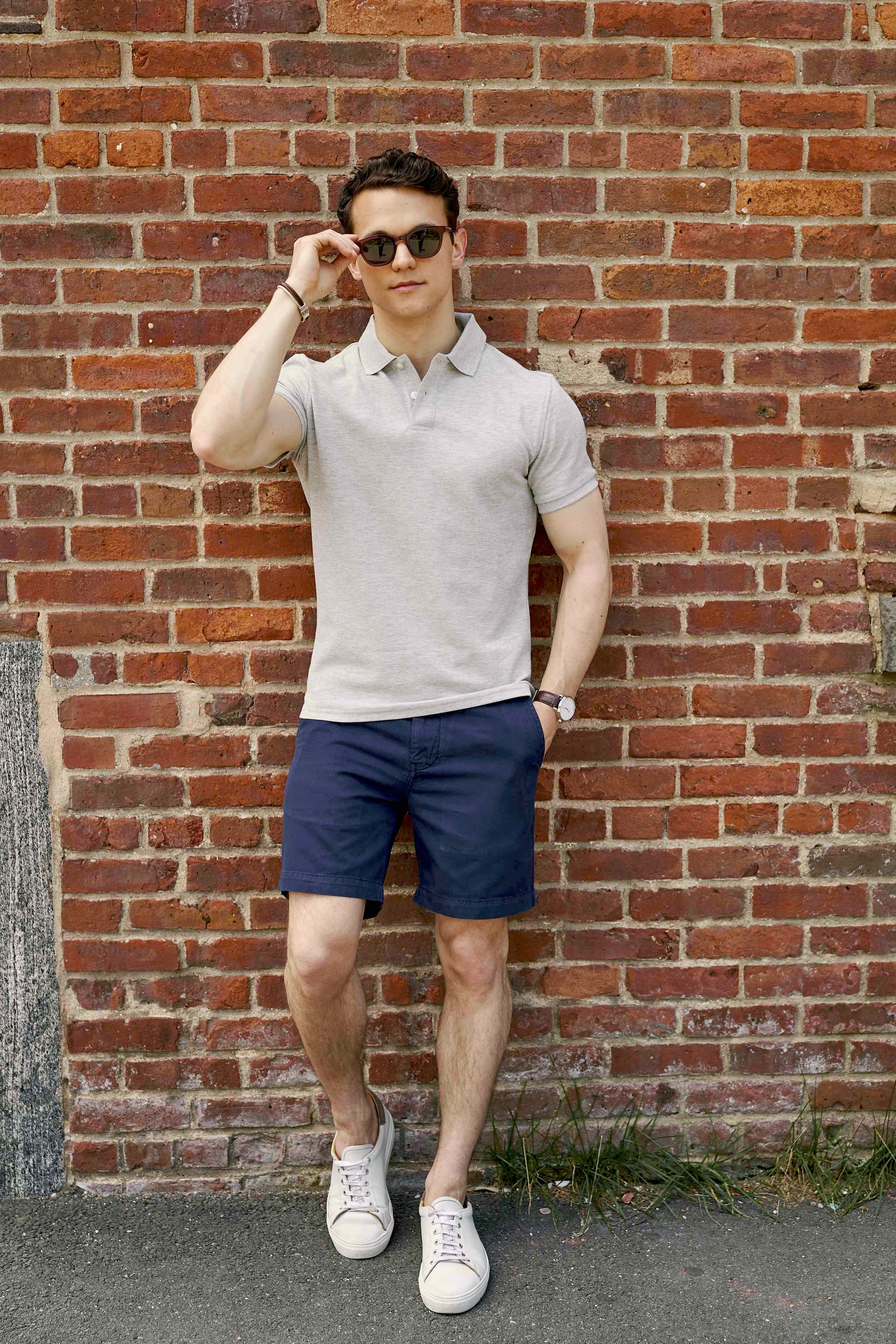 Polo shirt and shorts