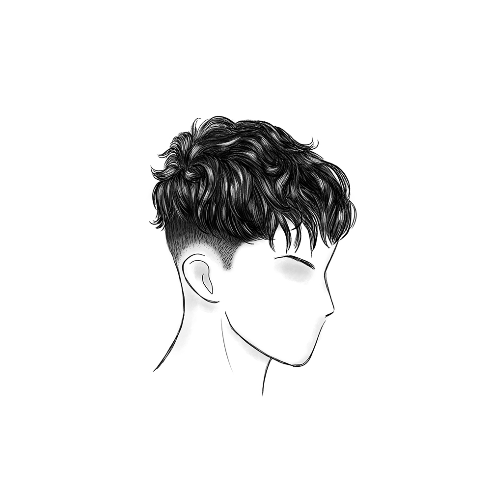 Textured crop haircut