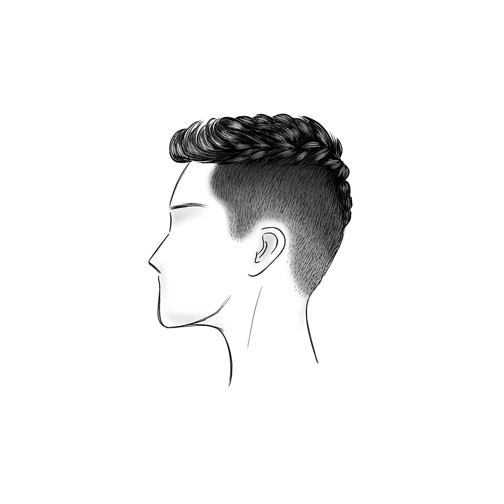 Undercut crew cut